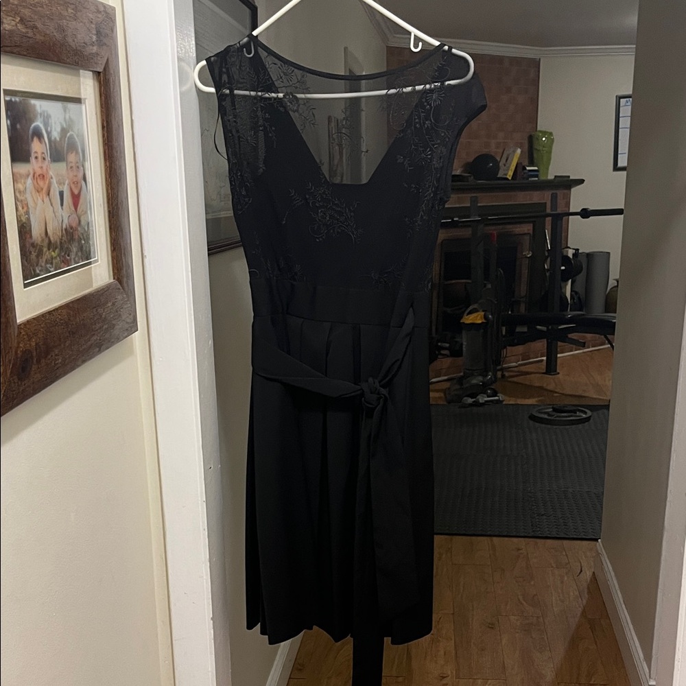 Ralph Lauren Black One Shoulder Dress